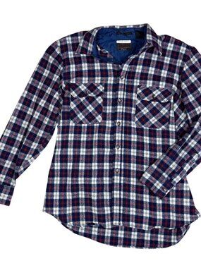 Pogues The Rookwood Collection Vintage Wool Flannel Button Down Shirt Large